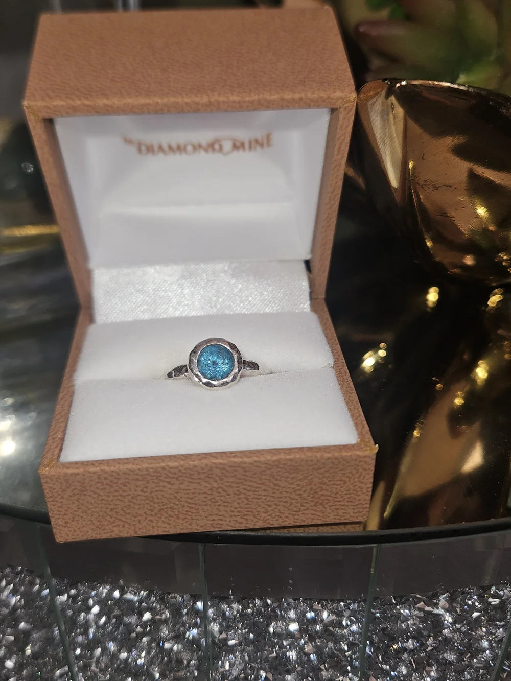 Blue Topaz Sterling Silver Ring